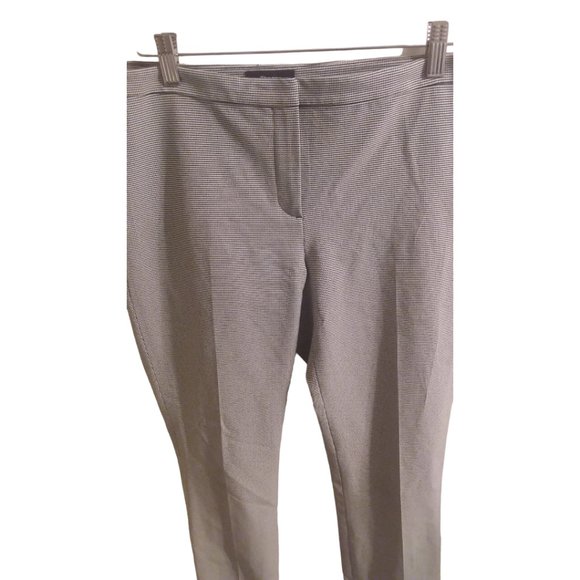 Theory Women's Size 2 Classic Ankle Pants Black & White Houndstooth - Picture 6 of 9